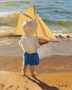 Ron Hedrick: BOY WITH SAILBOAT