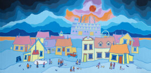 Ted Harrison: THE OLD PADDLEWHEELER