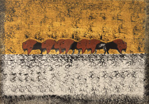 Benjamin Chee Chee: SEVEN BUFFALO