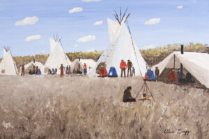 Allen Sapp: INDIAN DAYS LONG AGO