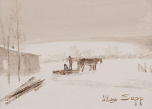 Allen Sapp: WINTER SLEIGH RIDE