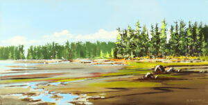 Allan Dunfield: WALKING THE SHORE #2 (VANCOUVER ISLAND BEACH)