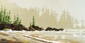 Allan Dunfield: SOUND OF THE COAST (HIDDEN LITTLE BEACH ON VANCOUVER ISLAND)