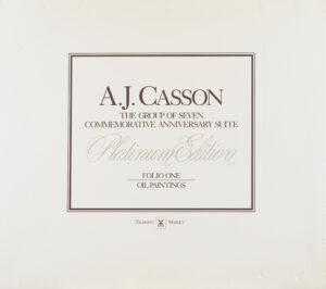 Alfred Joseph Casson: THE GROUP OF SEVEN COMMEMORATIVE ANNIVERSARY SUITE, FOLIO I